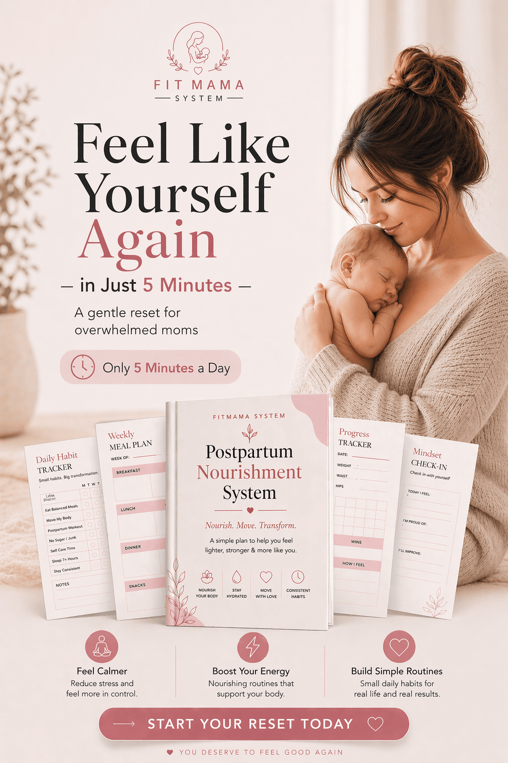 Fitmama Postpartum Recovery System - Postpartum Reset | Gentle Wellness for New Moms